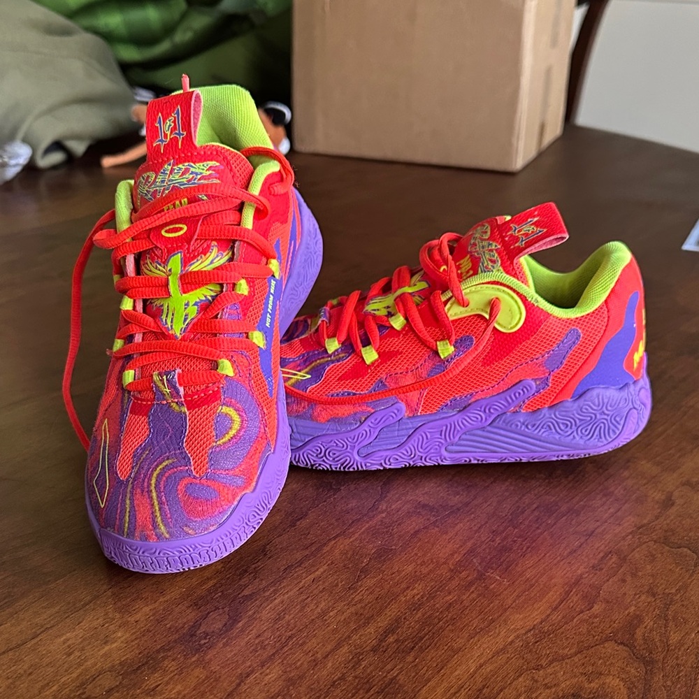 Puma MB.03 LO Lamelo Ball Lava Purple Basketball Shoes
